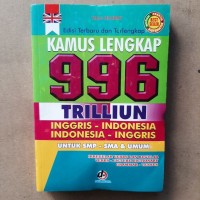 Image of Kamus Langkap 996 Trilliun Inggris-Indonesia Indonesia-Inggris